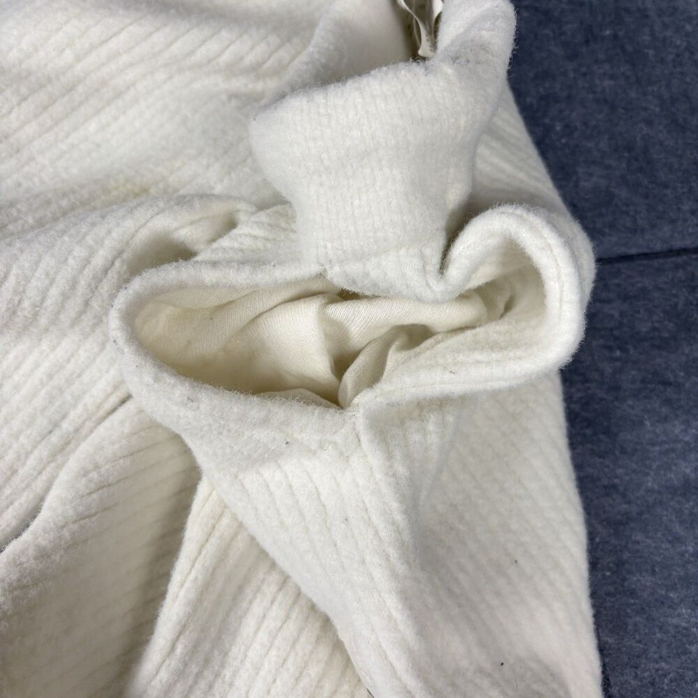 Alo Yoga Snuggle Up Sweater High-Waist Wide Leg Pant Womens XXS 2XS Cream Ivory - Picture 5 of 15